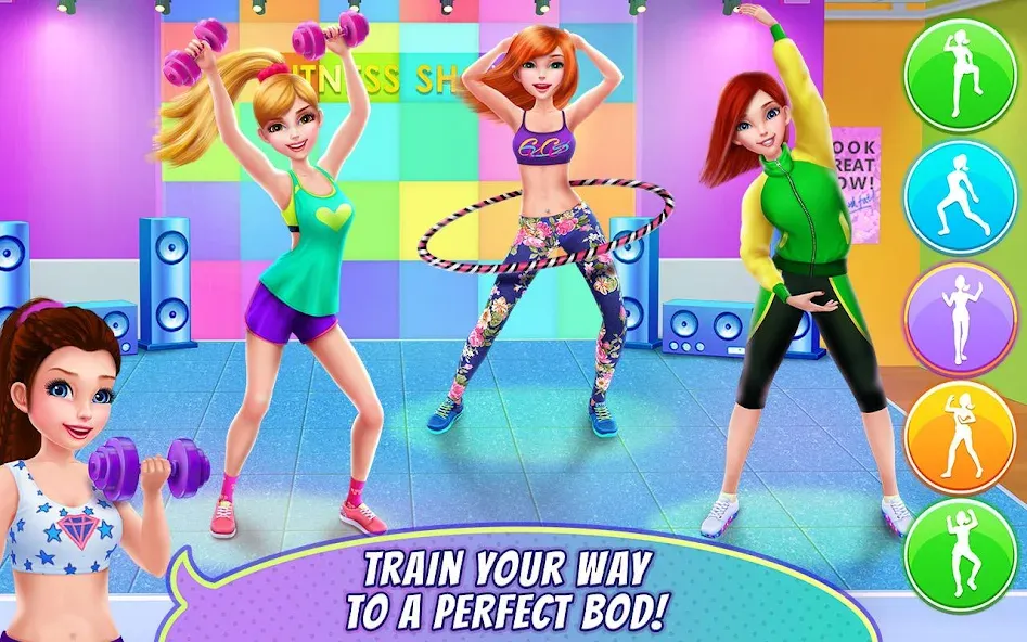 Fitness Girl - Dance & Play [МОД: Бесконечные деньги, Монеты и Мега MOD] Screenshot 3