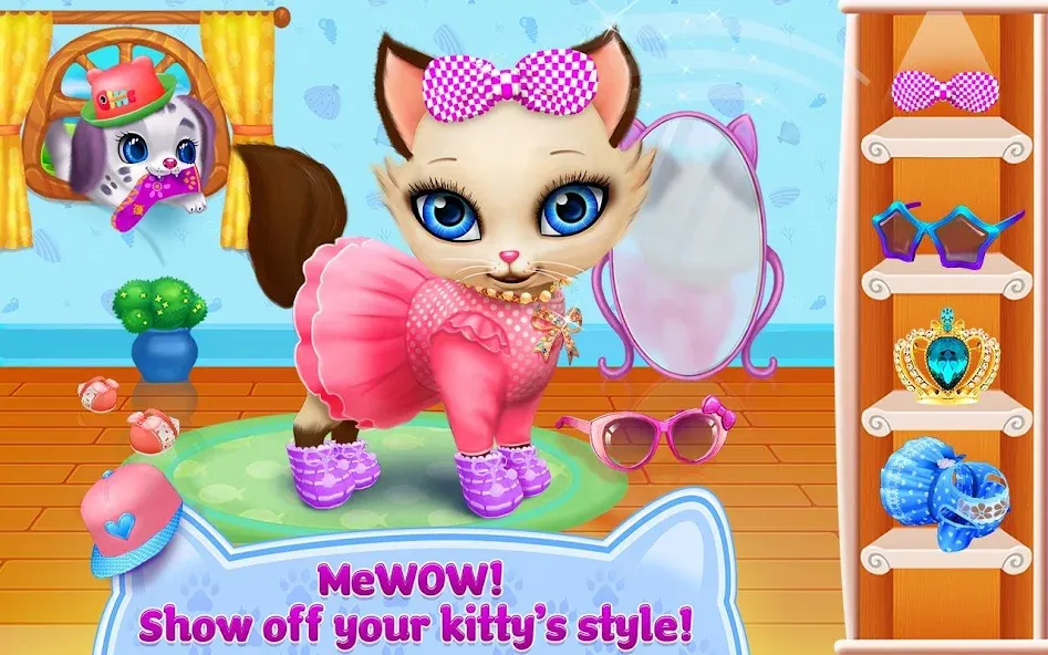 Kitty Love - My Fluffy Pet [МОД: Все открыто, Дополнительные деньги и Меню MOD] Screenshot 1
