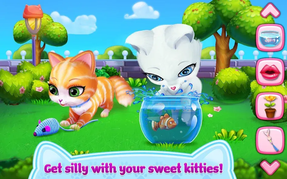 Kitty Love - My Fluffy Pet [МОД: Все открыто, Дополнительные деньги и Меню MOD] Screenshot 2