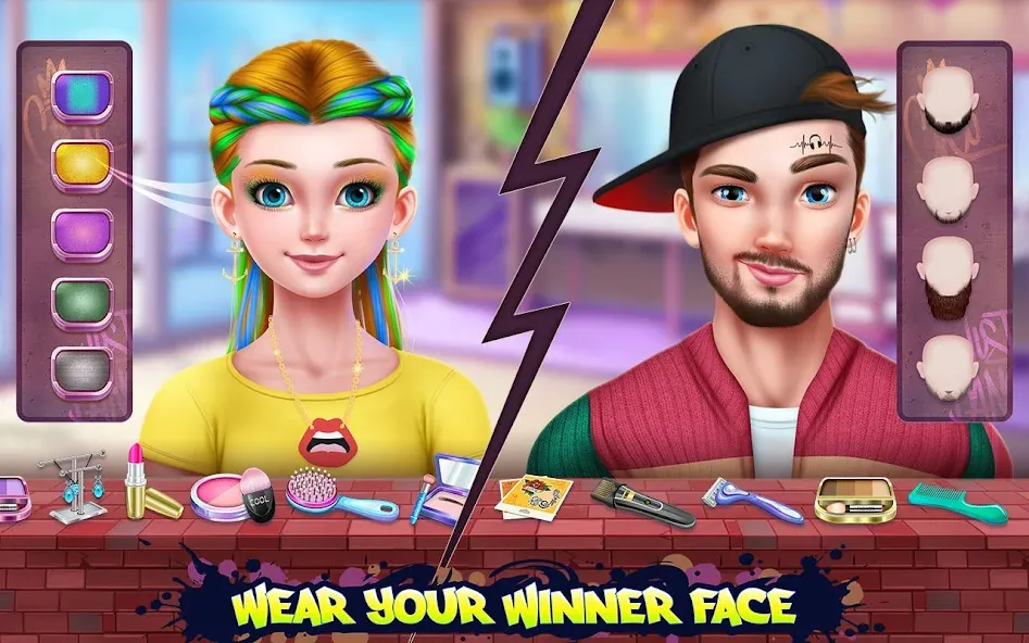 Hip Hop Battle - Girls vs Boys [МОД: Бесконечные деньги, Монеты и Мега MOD] Screenshot 4