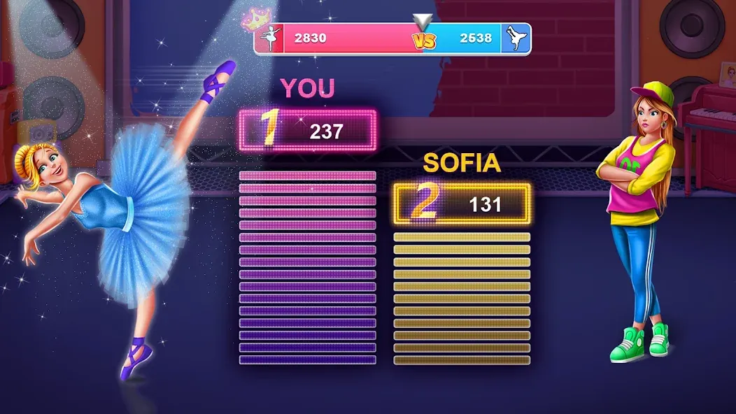 Dance Clash: Ballet vs Hip Hop [МОД: Много денег, Монет и Все открыто] Screenshot 3