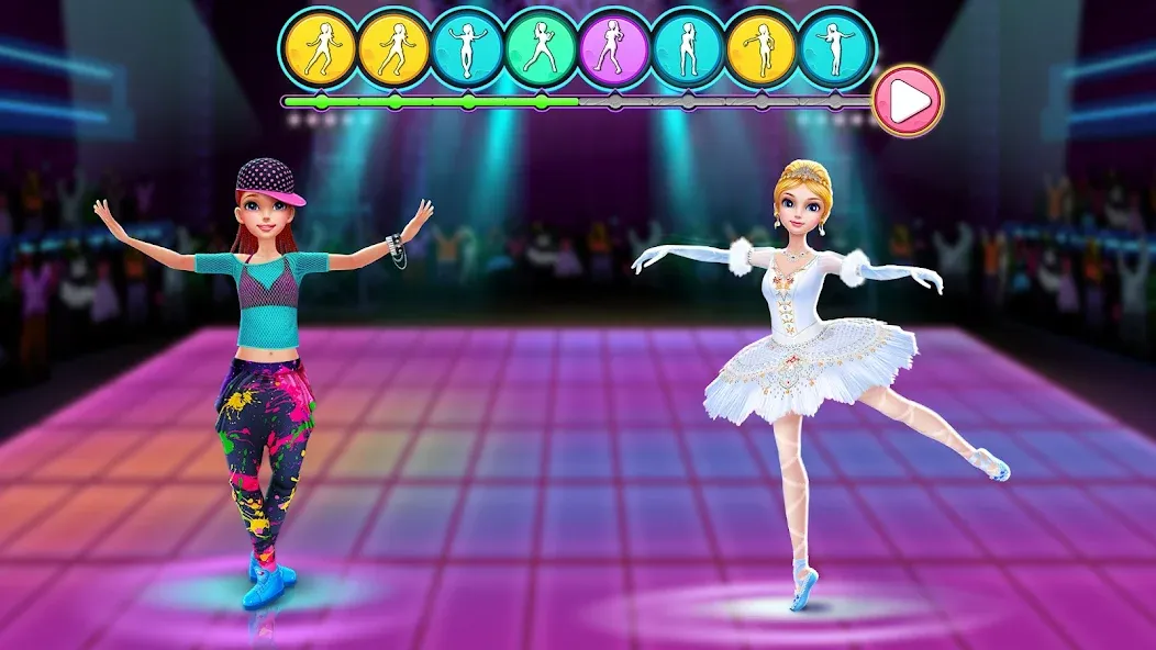 Dance Clash: Ballet vs Hip Hop [МОД: Много денег, Монет и Все открыто] Screenshot 5