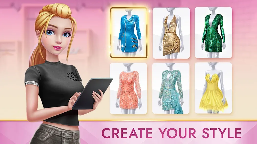 Super Stylist Fashion Makeover [МОД: Много монет, Открытые уровни и Мега MOD] Screenshot 1