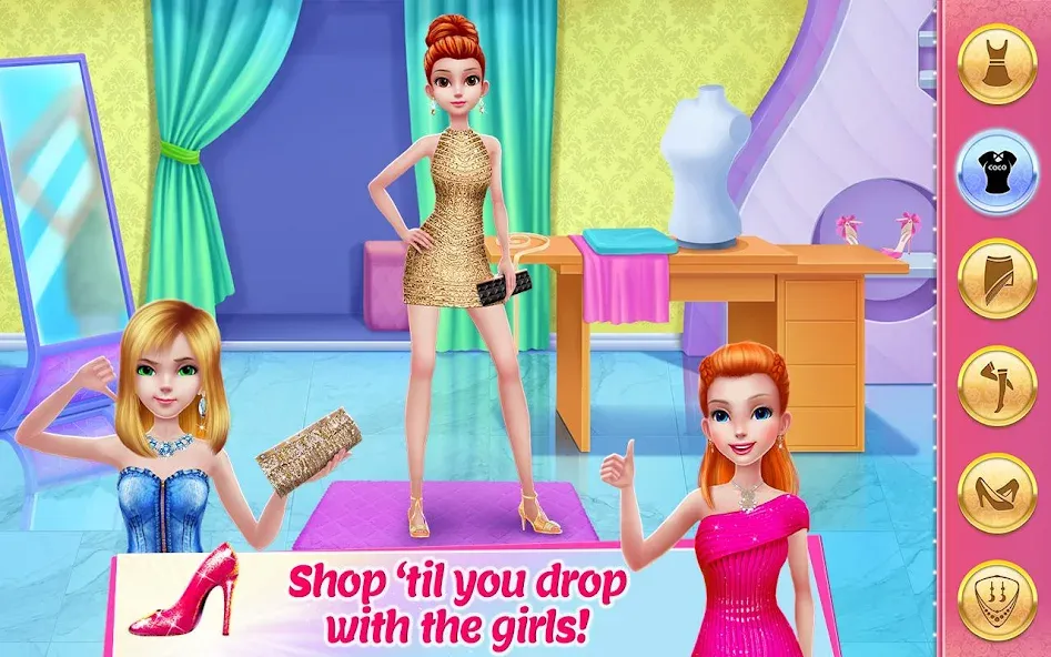 Girl Squad - BFF in Style [МОД: Меню, Бесконечные монеты и Открытые уровни] Screenshot 1