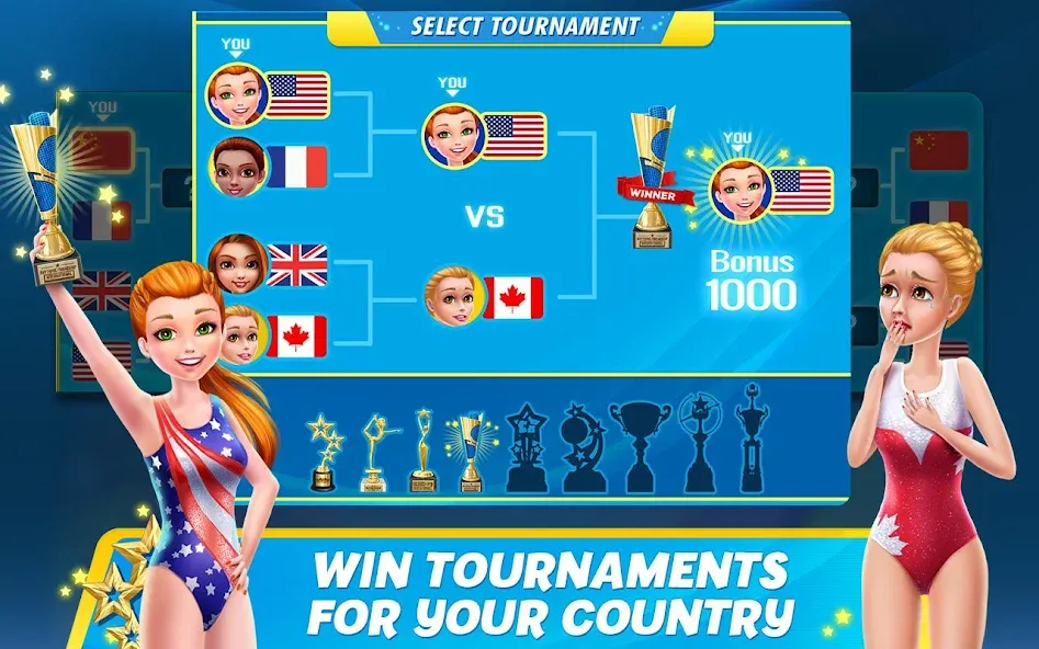Rhythmic Gymnastics Dream Team [МОД: Бесконечные деньги, Монеты и Мега MOD] Screenshot 3