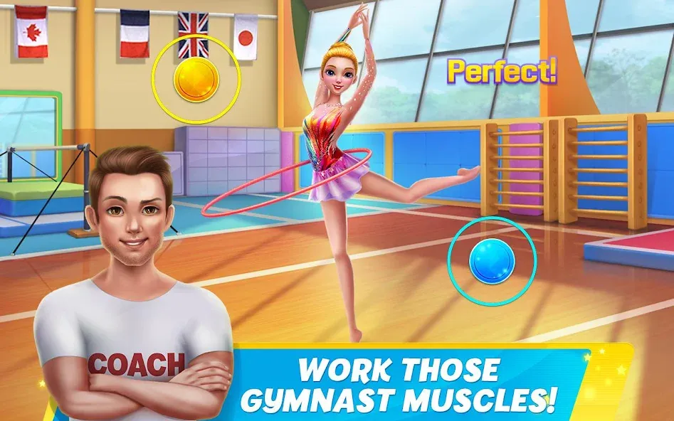 Rhythmic Gymnastics Dream Team [МОД: Бесконечные деньги, Монеты и Мега MOD] Screenshot 5