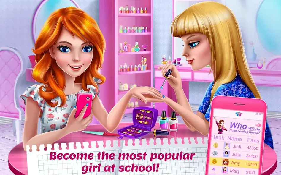 High School Crush - Love Story [МОД: Бесконечные деньги, Монеты и Мега MOD] Screenshot 4