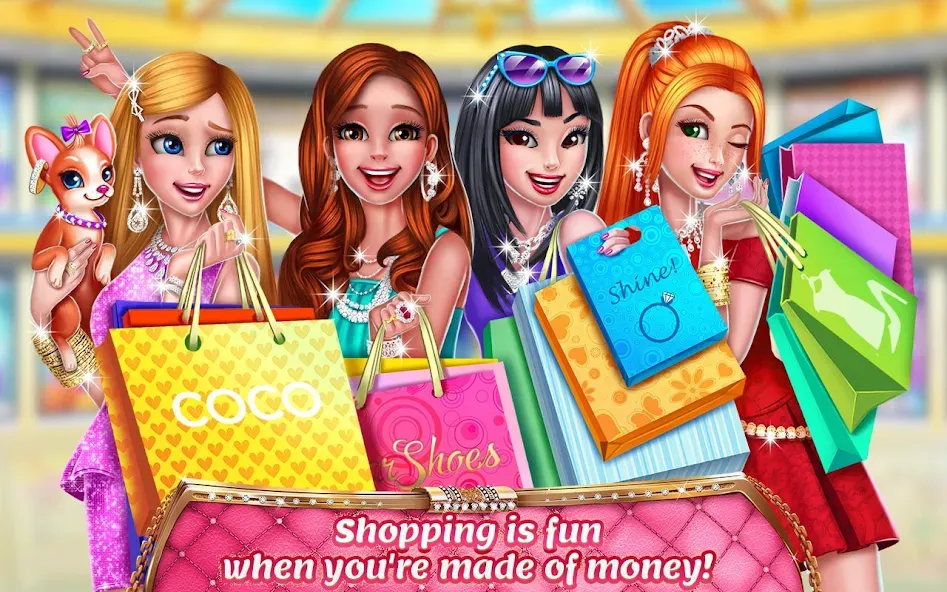 Rich Girl Mall - Shopping Game [МОД: Много денег, Монет и Все открыто] Screenshot 5