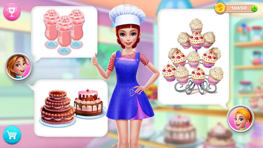 My Bakery Empire: Bake a Cake [МОД: Бесконечные деньги, Монеты и Мега MOD] Screenshot 4