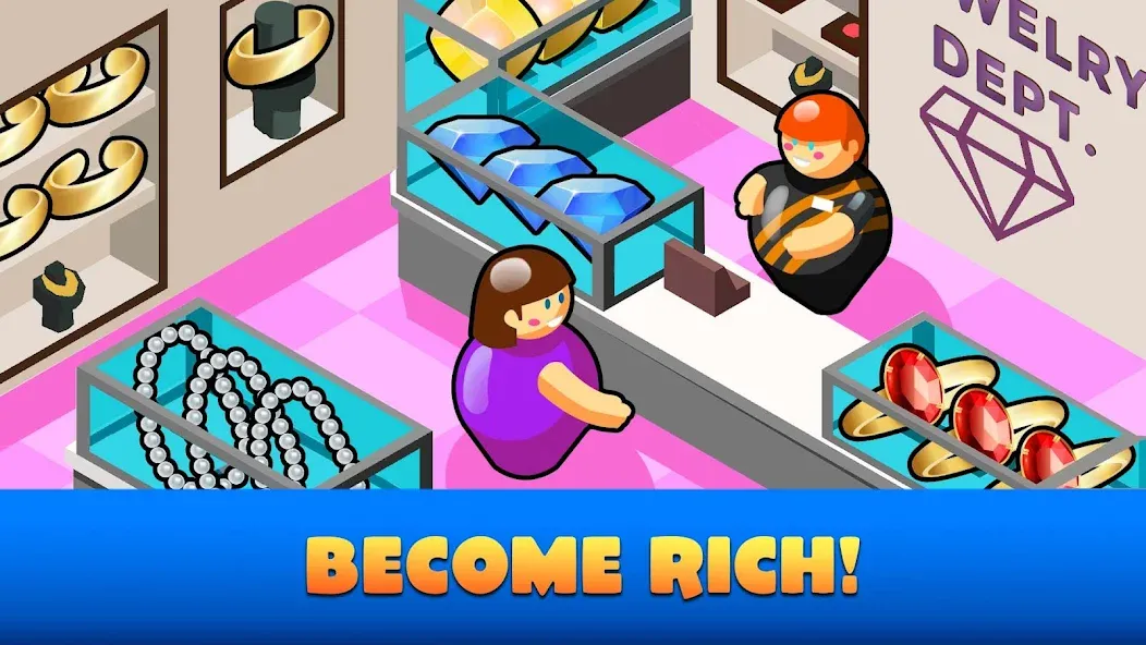 Idle Supermarket Tycoon－Shop (Айдл Супермаркет Тайкун) [МОД: Бесконечные деньги, Монеты и Мега MOD] Screenshot 4