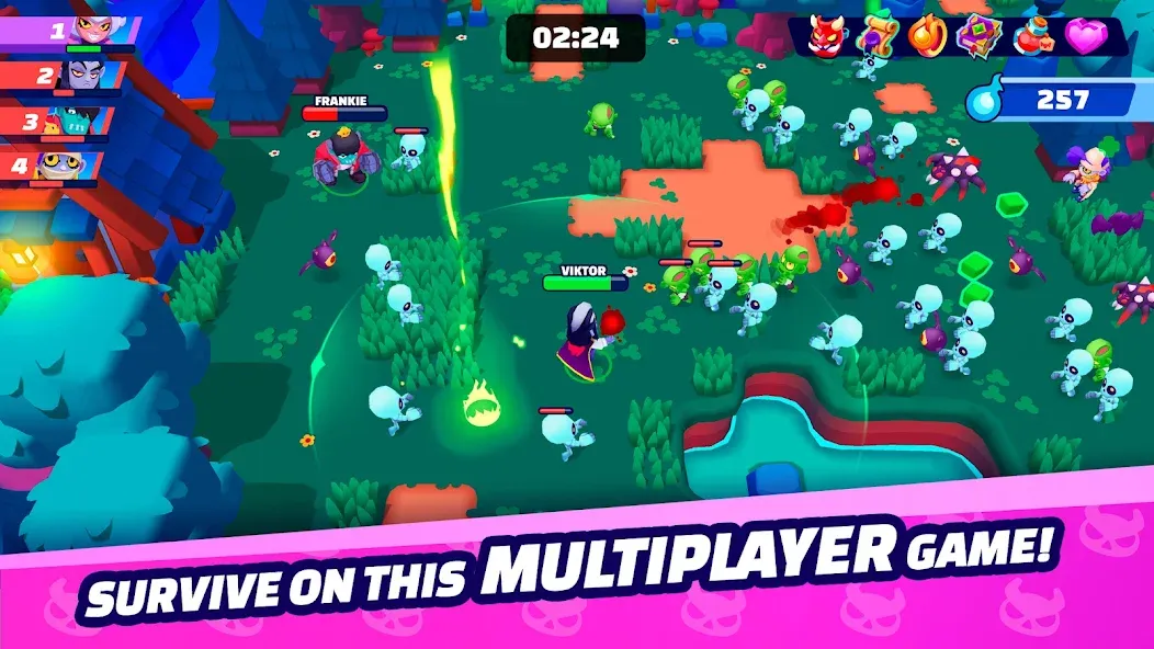 Monster Survivors - PvP Game (МонстрыВыжившие) [МОД: Много монет, Открытые уровни и Мега MOD] Screenshot 1