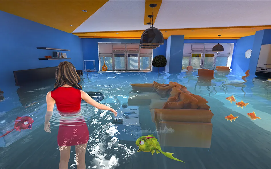 Piranha Escape Hungry Fish.io [МОД: Деньги, Монеты и Меню MOD] Screenshot 4