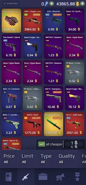 Case Royale cs2 and csgo cases (Кейс Рояль) [МОД: Бесконечные деньги, Монеты и Мега MOD] Screenshot 3