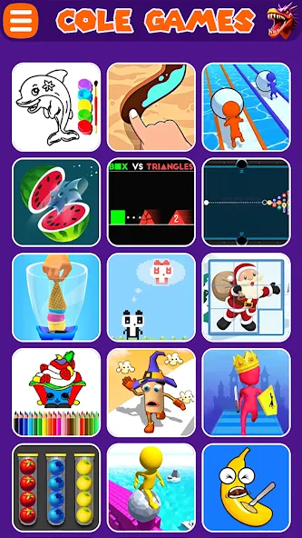 COLE Games (КОЛЕ Геймс) [МОД: Много монет, Открытые уровни и Мега MOD] Screenshot 3