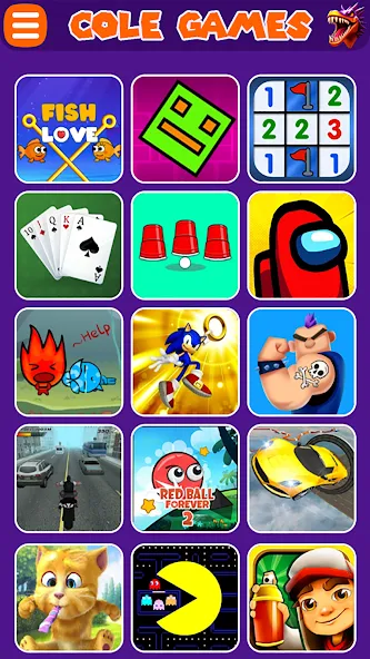 COLE Games (КОЛЕ Геймс) [МОД: Много монет, Открытые уровни и Мега MOD] Screenshot 5