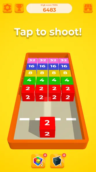 Chain Cube 2048: 3D merge game (Чейн Куб) [МОД: Бесконечные деньги, Монеты и Мега MOD] Screenshot 2