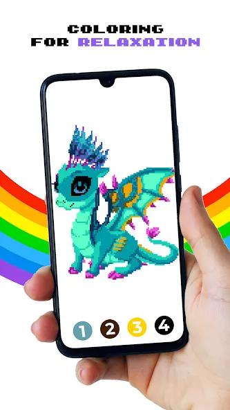 Pixel by Number™ - Pixel Art (Пиксель по номеру) [МОД: Деньги, Монеты и Меню MOD] Screenshot 2