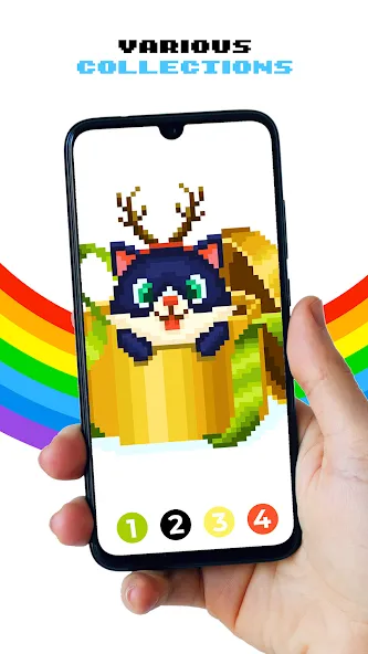 Pixel by Number™ - Pixel Art (Пиксель по номеру) [МОД: Деньги, Монеты и Меню MOD] Screenshot 4