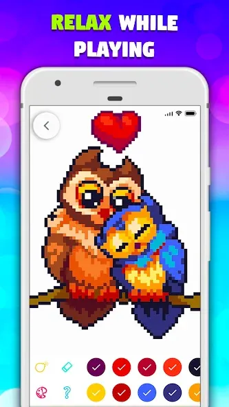 Pixel Art book・Color by number [МОД: Бесконечные деньги, Монеты и Мега MOD] Screenshot 3