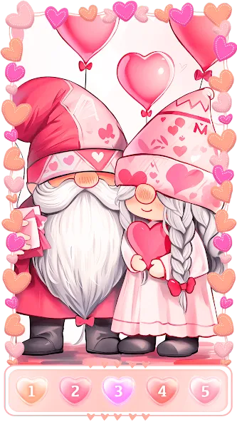 Love, Heart Coloring Book [МОД: Много денег, Монет и Все открыто] Screenshot 1