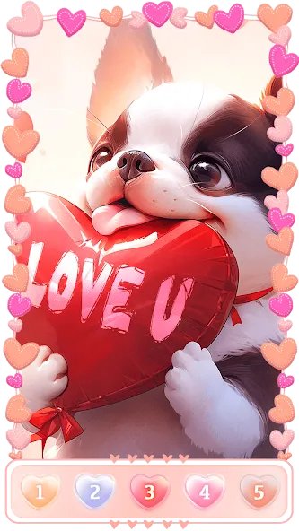 Love, Heart Coloring Book [МОД: Много денег, Монет и Все открыто] Screenshot 5