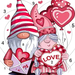 Скачать Love, Heart Coloring Book [МОД: Много денег, Монет и Все открыто] | Взлом Love, Heart Coloring Book на Андроид