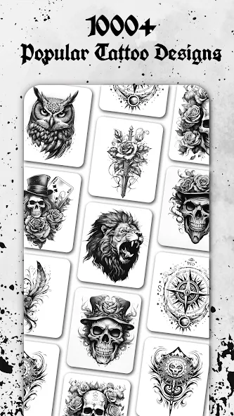 Tattoo Coloring games [МОД: Деньги, Монеты и Меню MOD] Screenshot 2