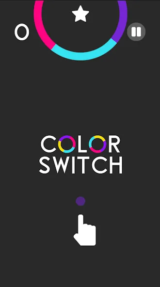 Color Switch: Endless Play Fun (Цветной переключатель) [МОД: Меню, Бесконечные монеты и Открытые уровни] Screenshot 1