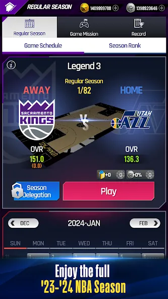 NBA NOW 24 (НБА СЕЙЧАС 23) [МОД: Деньги, Монеты и Меню MOD] Screenshot 3
