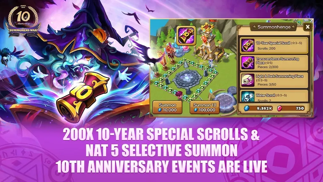 Summoners War [МОД: Деньги, Монеты и Меню MOD] Screenshot 1