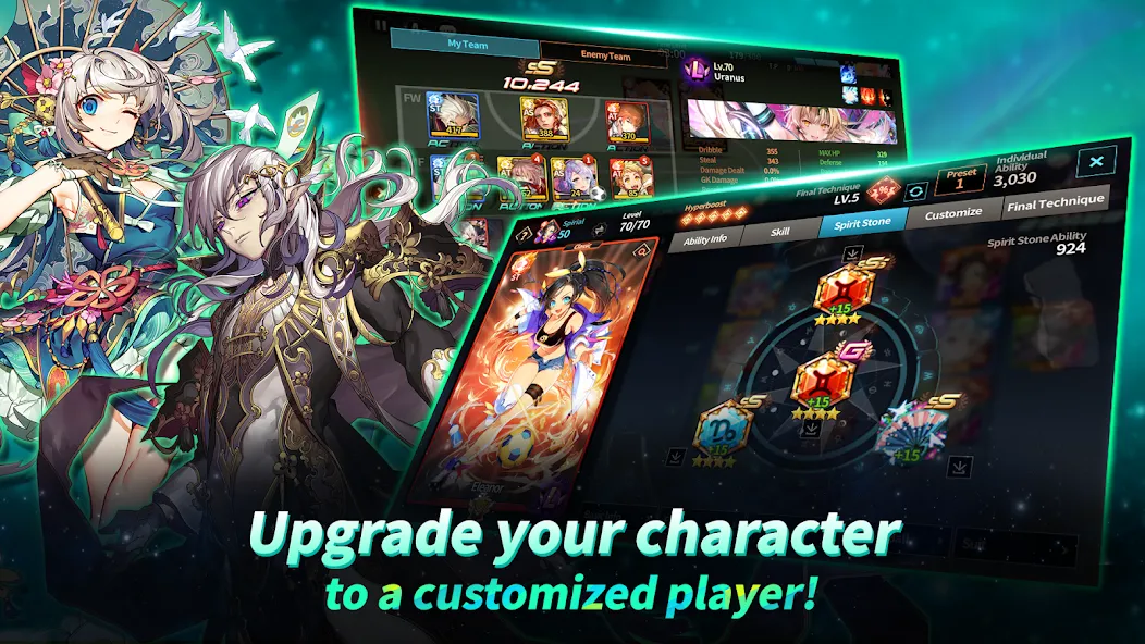 Soccer Spirits (Соккер Спиритс) [МОД: Деньги, Монеты и Меню MOD] Screenshot 3