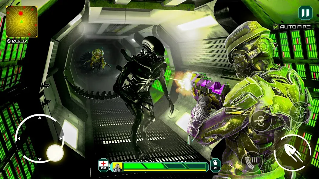 Alien - Dead Space Alien Games (сайфай) [МОД: Все открыто, Дополнительные деньги и Меню MOD] Screenshot 1