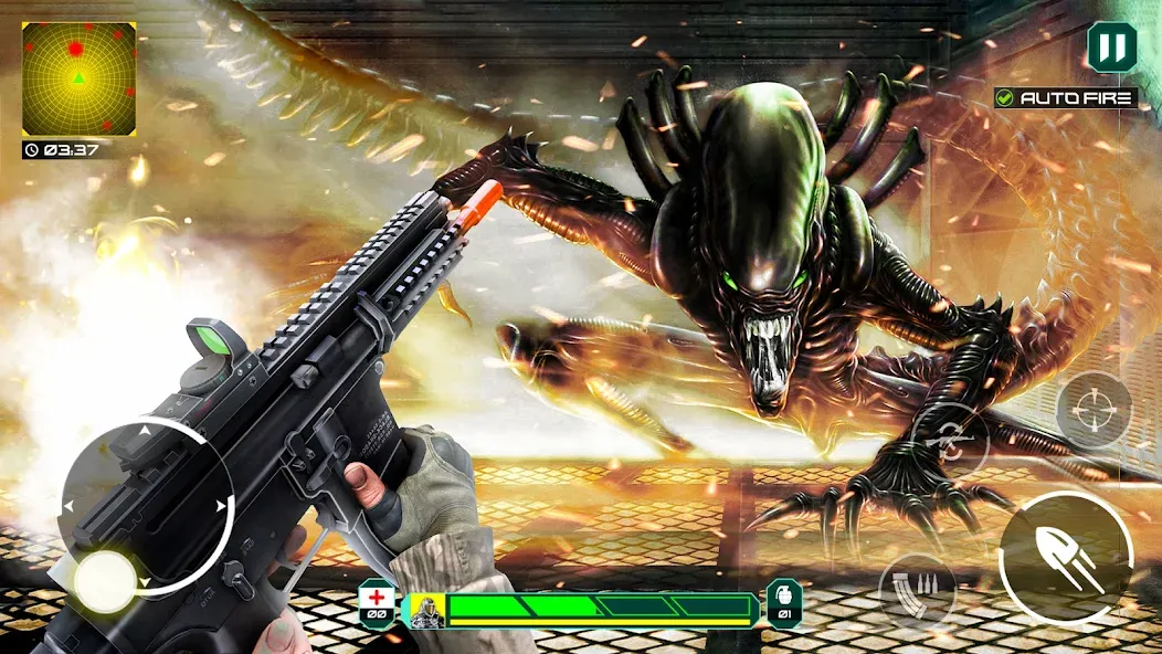 Alien - Dead Space Alien Games (сайфай) [МОД: Все открыто, Дополнительные деньги и Меню MOD] Screenshot 2