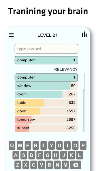 Contexto - Similar Word (Контекст) [МОД: Все открыто, Дополнительные деньги и Меню MOD] Screenshot 4
