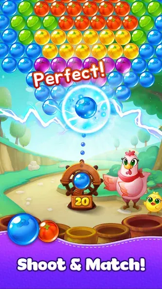 Bubble CoCo : Bubble Shooter (Бабл Коко) [МОД: Много денег, Монет и Все открыто] Screenshot 1