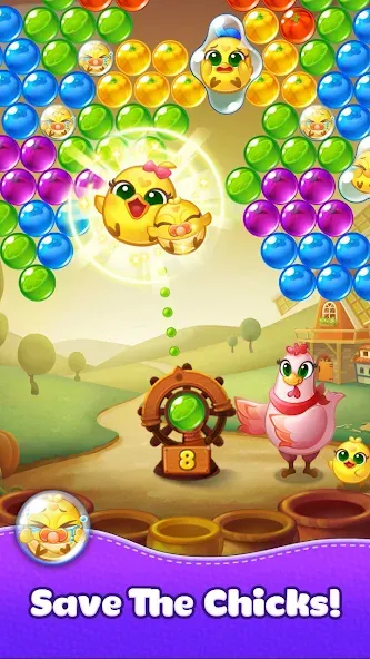 Bubble CoCo : Bubble Shooter (Бабл Коко) [МОД: Много денег, Монет и Все открыто] Screenshot 4