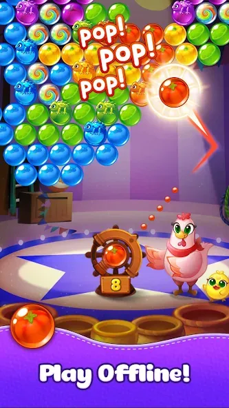 Bubble CoCo : Bubble Shooter (Бабл Коко) [МОД: Много денег, Монет и Все открыто] Screenshot 5