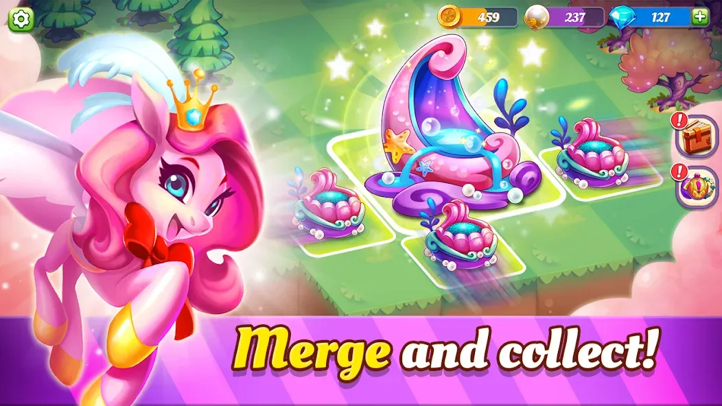 Wonder Merge - Match 3 Puzzle (Вондер Мердж) [МОД: Много денег, Монет и Все открыто] Screenshot 1