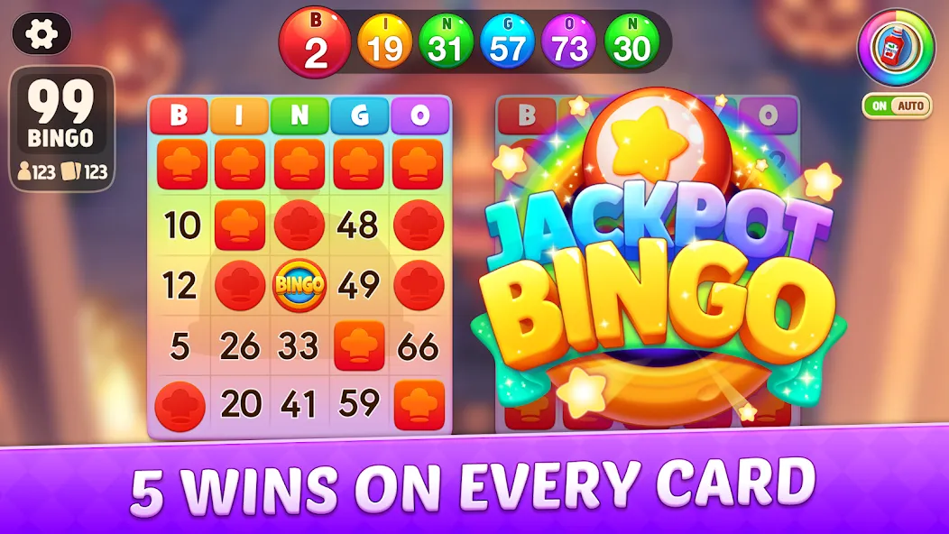 Bingo Frenzy®-Live Bingo Games (Бинго Френзи) [МОД: Бесконечные деньги, Монеты и Мега MOD] Screenshot 1