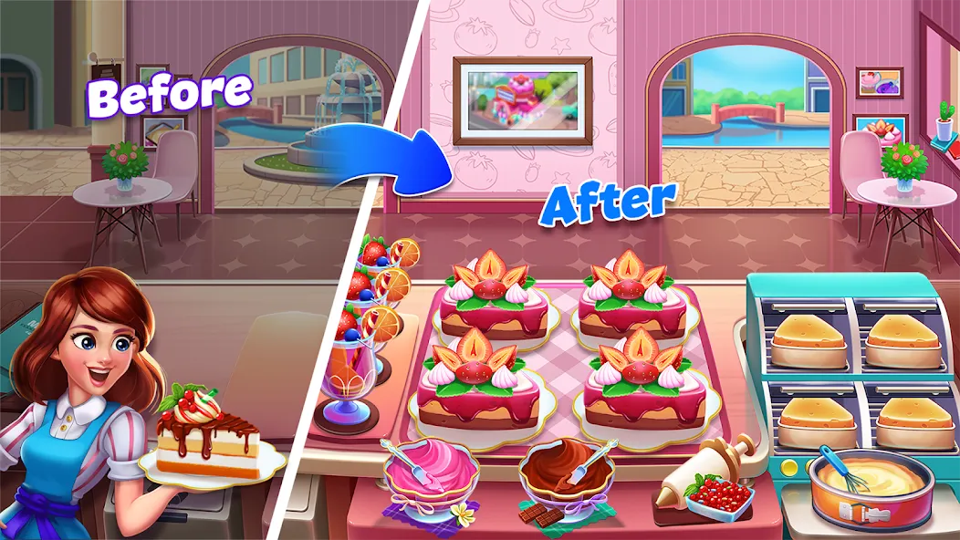 Food Voyage: Fun Cooking Games (Фуд Воядж) [МОД: Все открыто, Дополнительные деньги и Меню MOD] Screenshot 4