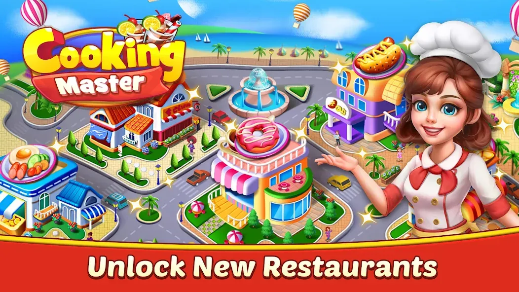 Cooking Master:Restaurant Game (Кукинг Мастер) [МОД: Бесконечные деньги, Монеты и Мега MOD] Screenshot 1