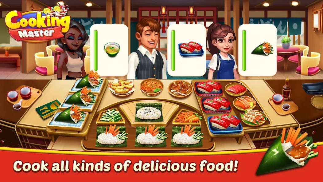 Cooking Master:Restaurant Game (Кукинг Мастер) [МОД: Бесконечные деньги, Монеты и Мега MOD] Screenshot 3