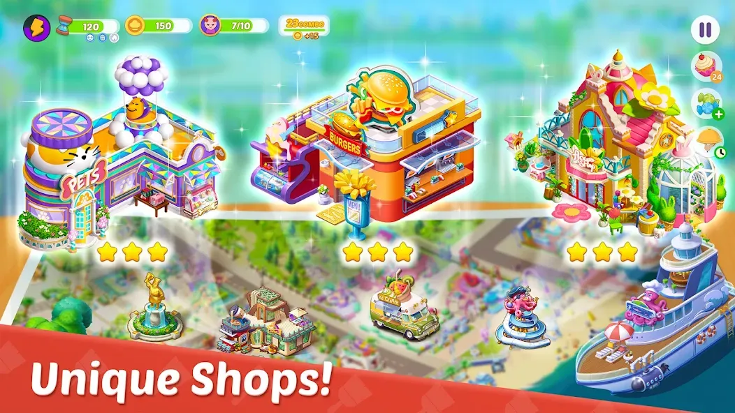 Cooking Town - Restaurant Game (Кукинг Таун) [МОД: Меню, Бесконечные монеты и Открытые уровни] Screenshot 5