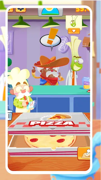 Pizza Maker - Cooking Games (Пицца Мейкер) [МОД: Деньги, Монеты и Меню MOD] Screenshot 3