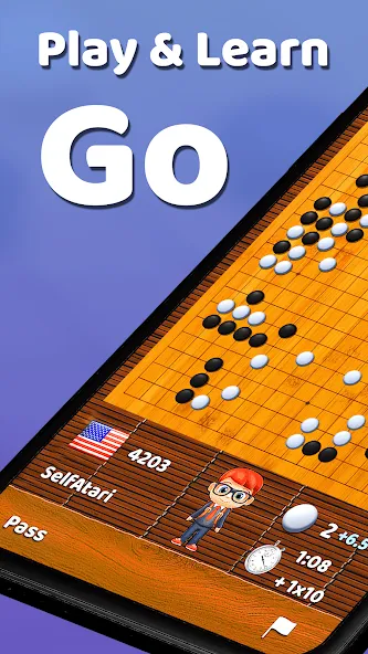 Go Game - BadukPop (Го игра) [МОД: Много денег, Монет и Все открыто] Screenshot 1