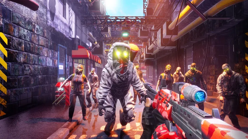 Zombie Fire 3D: Offline Game (ЗОМБИ ФАЙР 3Д) [МОД: Деньги, Монеты и Меню MOD] Screenshot 3
