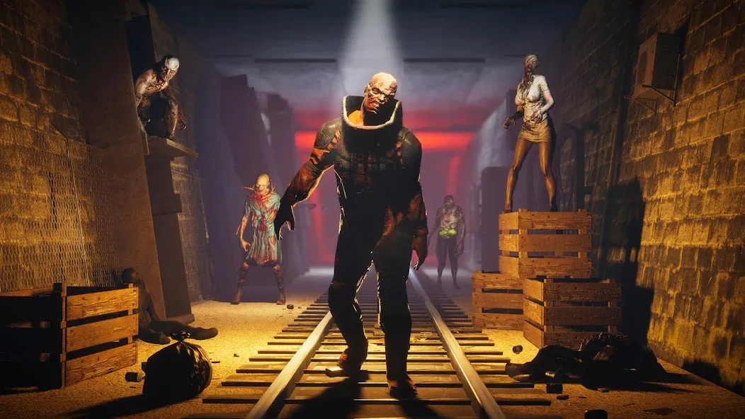 Zombie Fire 3D: Offline Game (ЗОМБИ ФАЙР 3Д) [МОД: Деньги, Монеты и Меню MOD] Screenshot 4