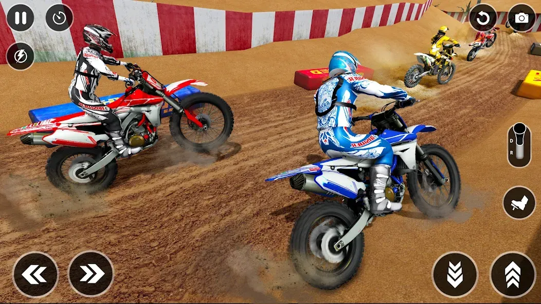 Mountain Dirt Bike Champions [МОД: Бесконечные деньги, Монеты и Мега MOD] Screenshot 1