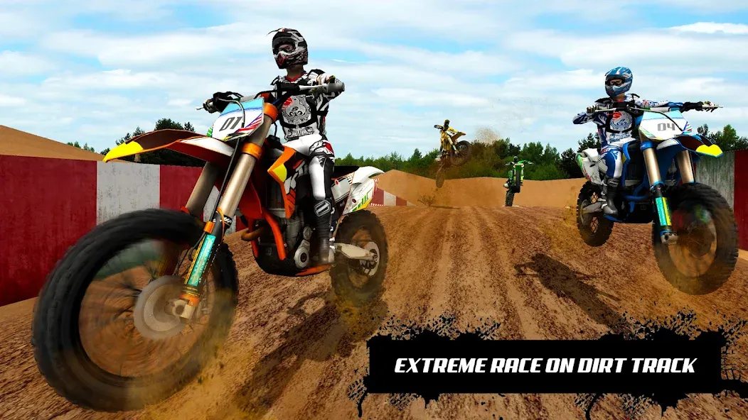 Mountain Dirt Bike Champions [МОД: Бесконечные деньги, Монеты и Мега MOD] Screenshot 3