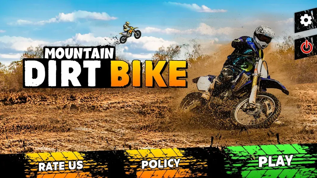 Mountain Dirt Bike Champions [МОД: Бесконечные деньги, Монеты и Мега MOD] Screenshot 4